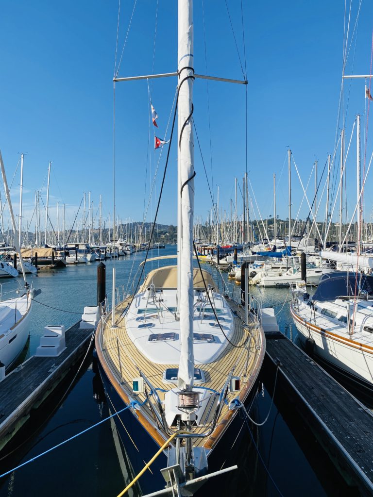 yacht in Sausalito