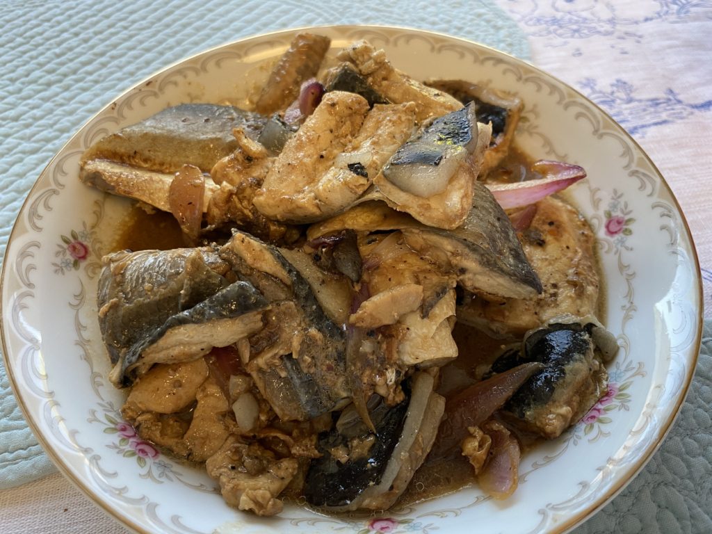 adobong bangus belly