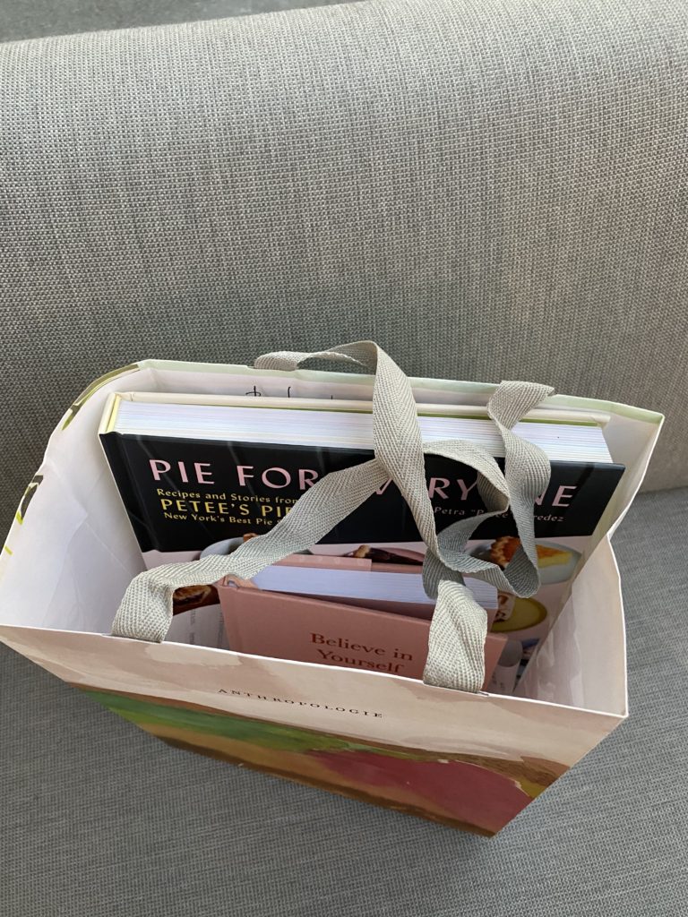 shopping in Anthropologie