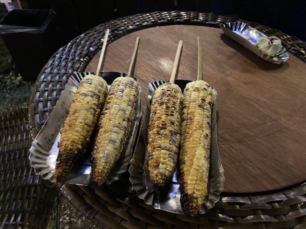 grilled corn