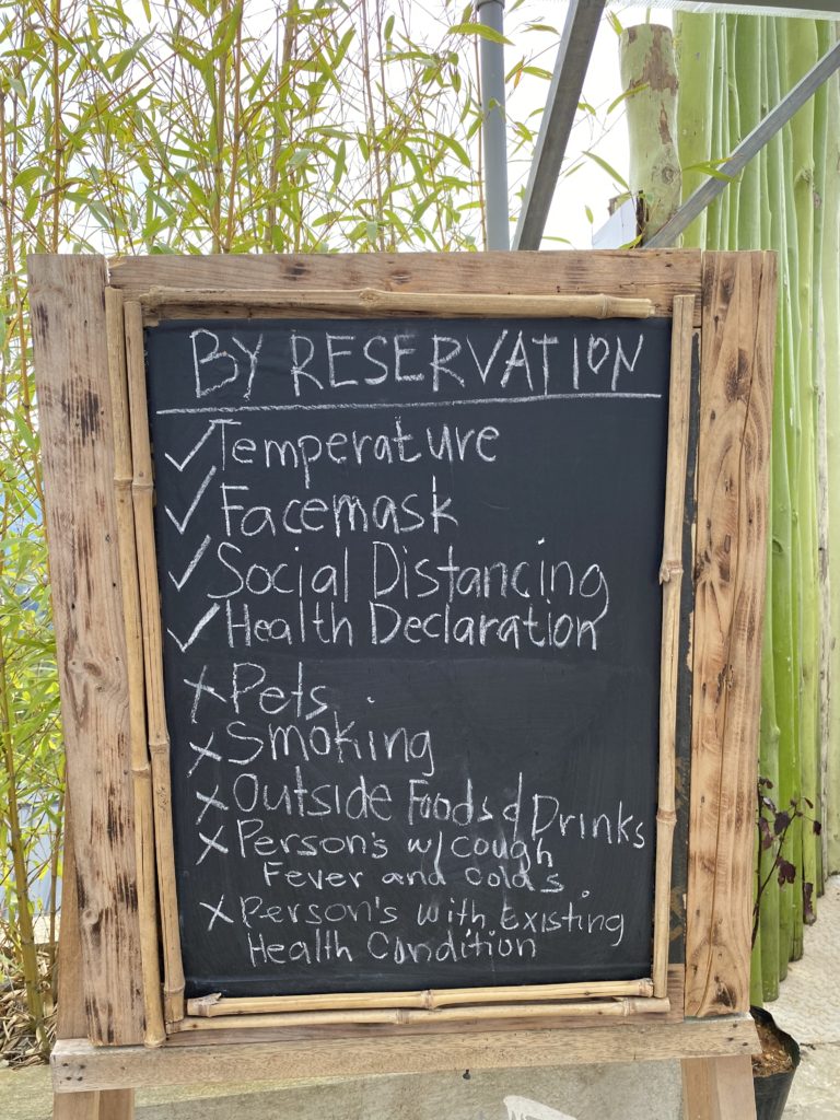 The Barn Menu