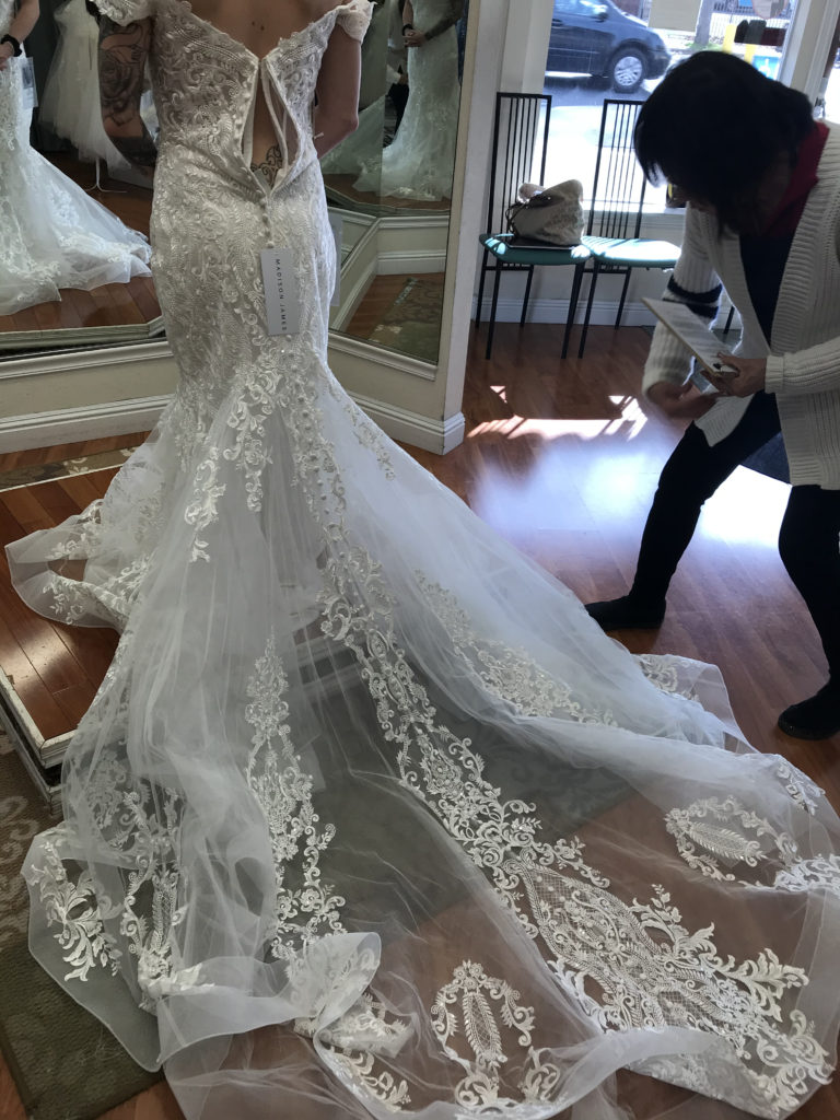 wedding gown