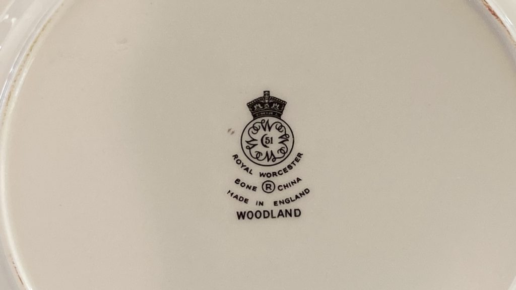 Royal Worcester stamp