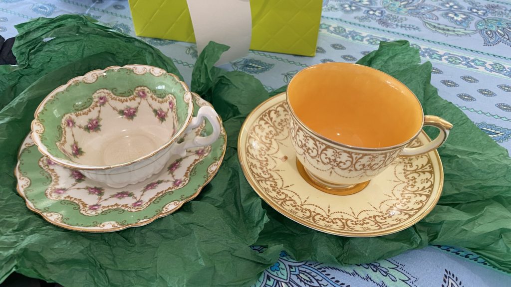 Vintage tea cups