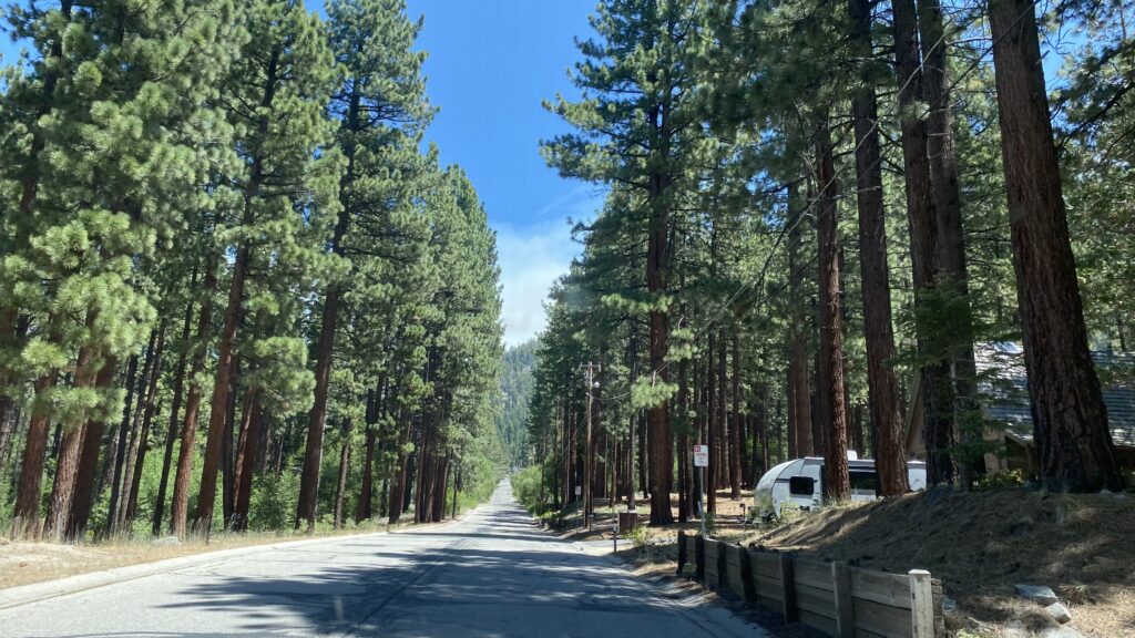 Lake Tahoe road