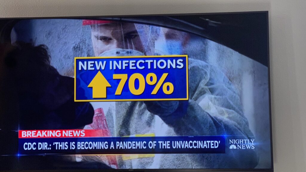 New covid infections