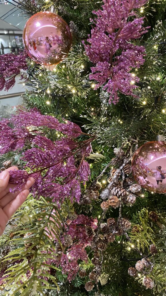 Pink ornaments