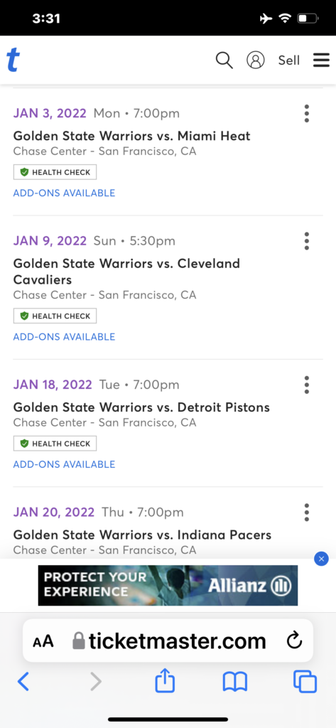 NBA game schedule
