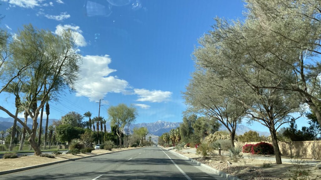 streets in Palm Springs