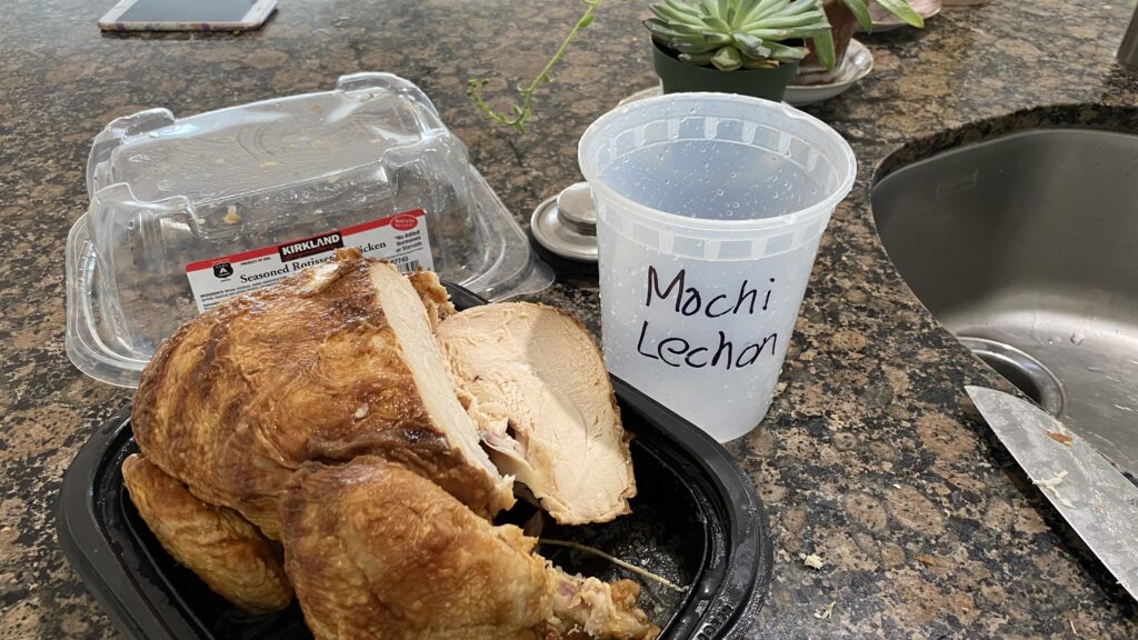 Lechon for mochi