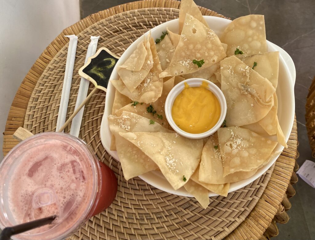 Nacho chips Noon Cafe