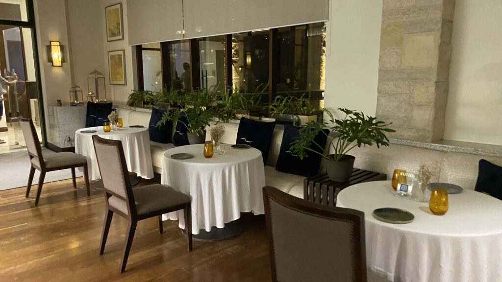 dining tables in Samira restaurant