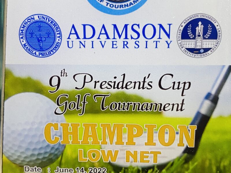 Golf Low Net trophy