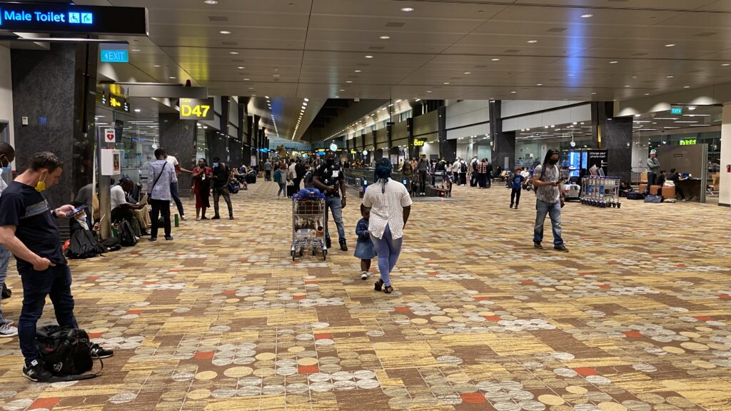 Changi Airport lobby