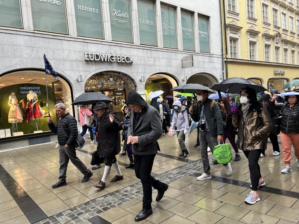 raining in Munich
