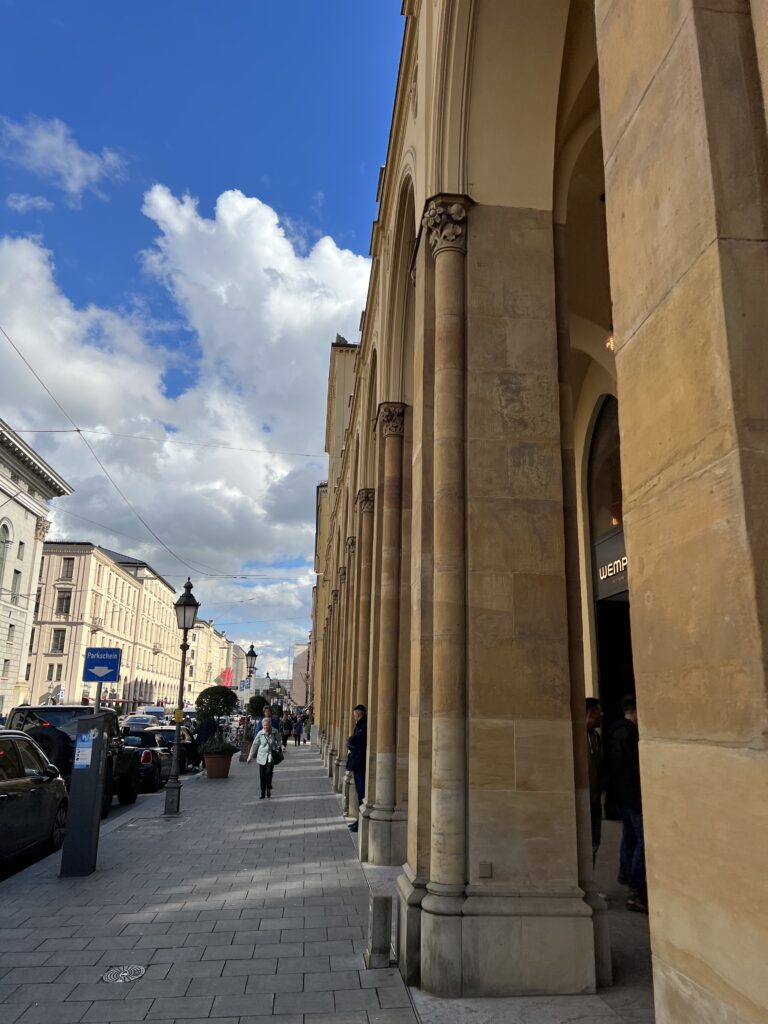 Shopping street in Munich