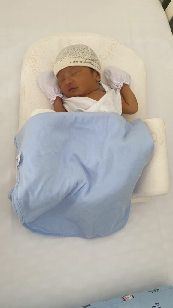 Newborn baby Theo