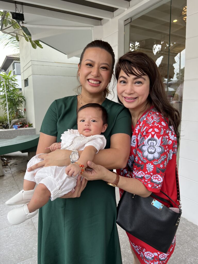 Annie Tan Yee, Theo's baptism
