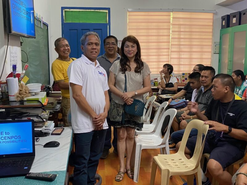 Visit to the school for disabled